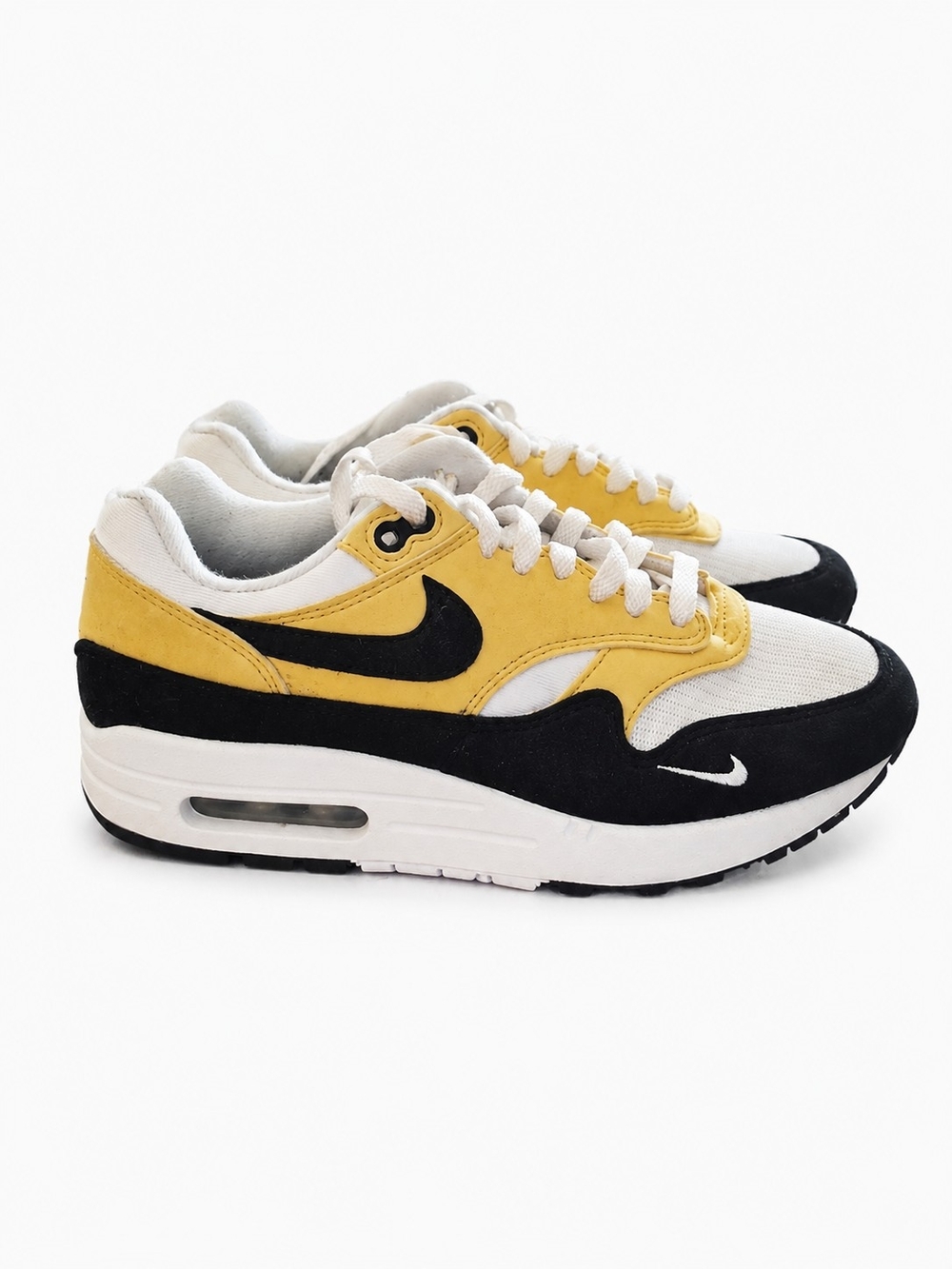 Nike Air Max 1 '87 Saturn Gold Black Women's Size 8 Sneakers Running Shoes Retro - Picture 3 of 12